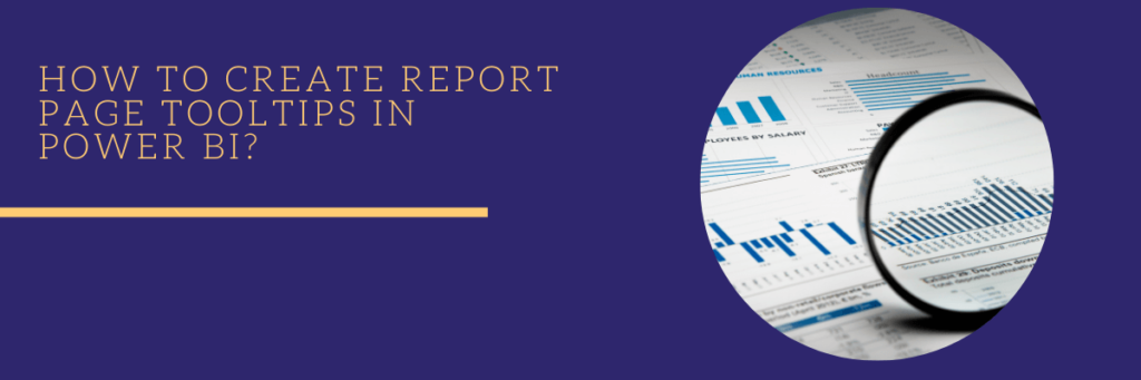 Report page tooltips in Power BI